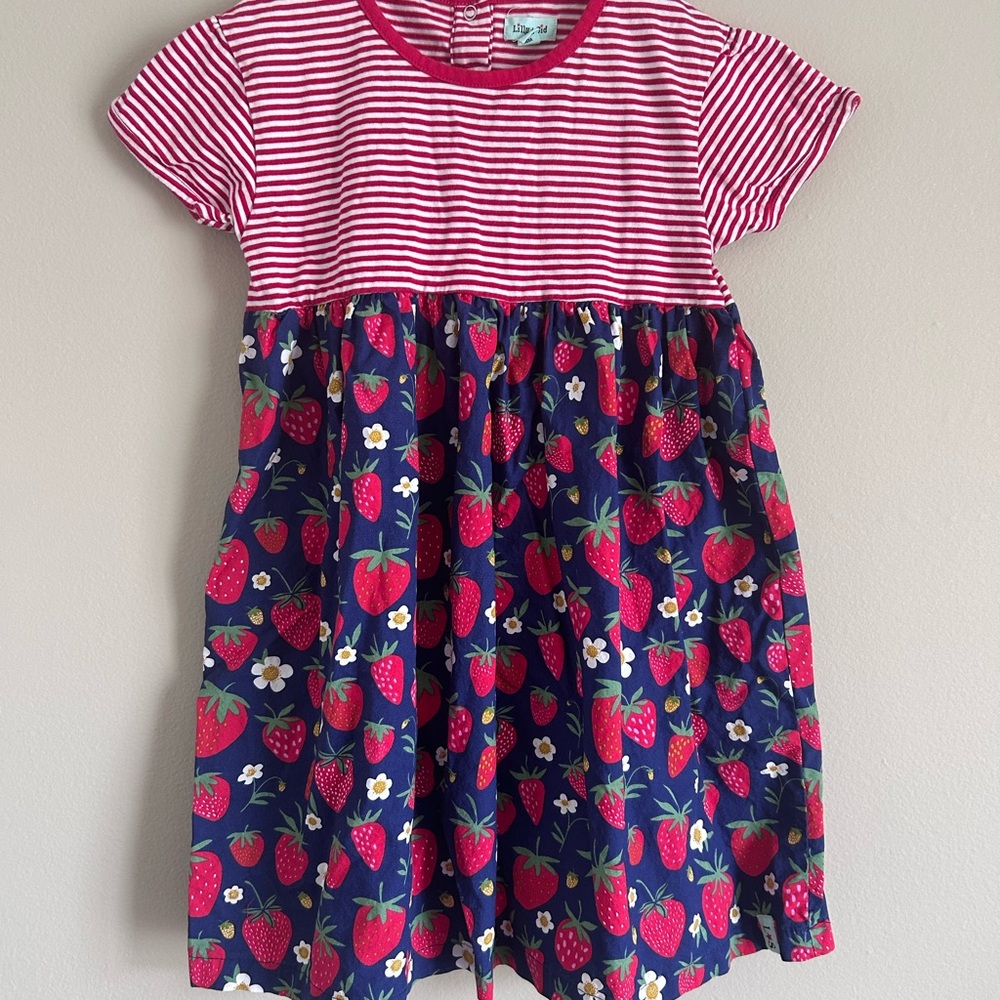 Lily and Sid strawberry dress